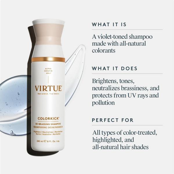 Ulta Virtue  ColorKick Blue-Purple De-Brassing Shampoo
