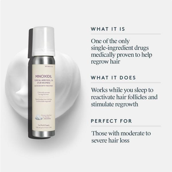 Ulta Virtue  Flourish Minoxidil 5% Foam For Hair Growth