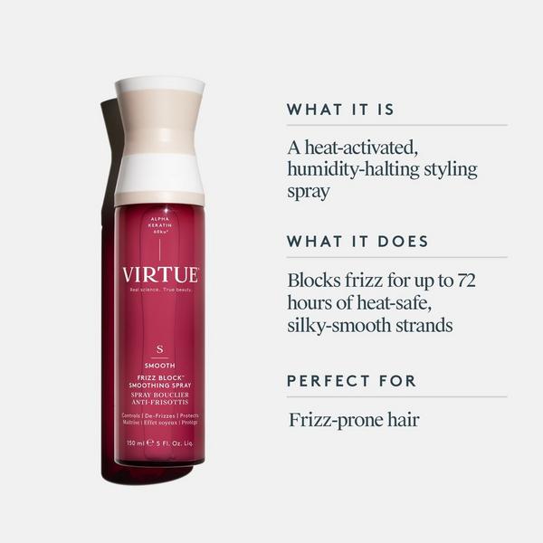 Ulta Virtue  Frizz Block Humidity-Stopping Smoothing Spray