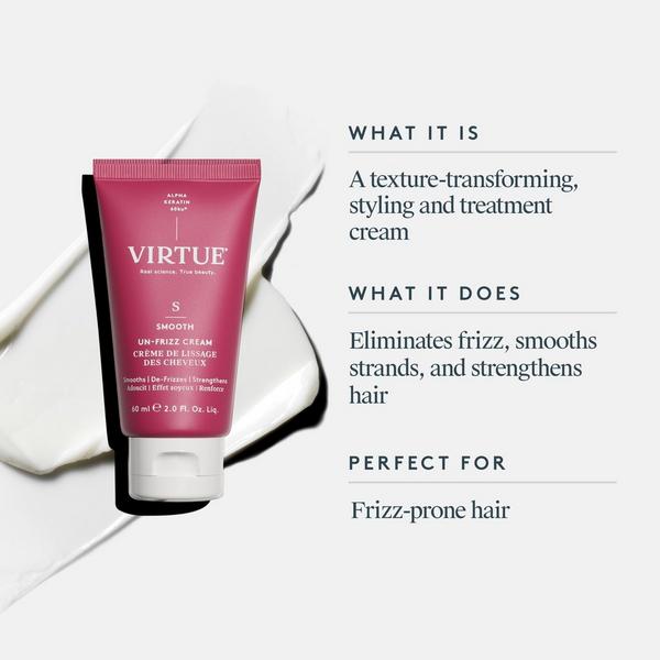 Ulta Virtue  Travel Size Un-Frizz Hair Styling & Smoothing Cream