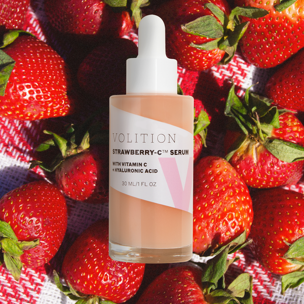 Ulta VOLITION  Strawberry-C Brightening Serum With Vitamin C + Hyaluronic Acid