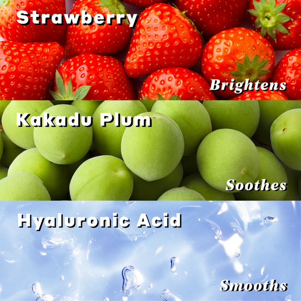 Ulta VOLITION  Strawberry-C Brightening Serum With Vitamin C + Hyaluronic Acid