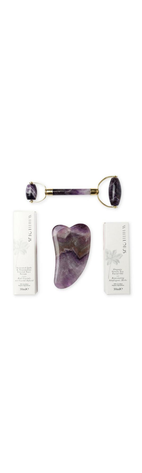 Ulta White Lotus Beauty  Genuine Amethyst Crystal Facial Set