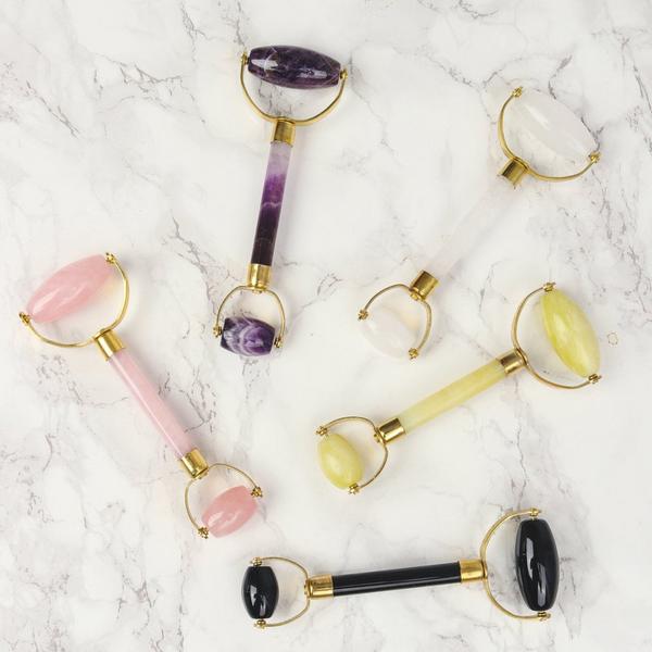 Ulta White Lotus Beauty  Genuine Crystal Roller Chemical Free Jade