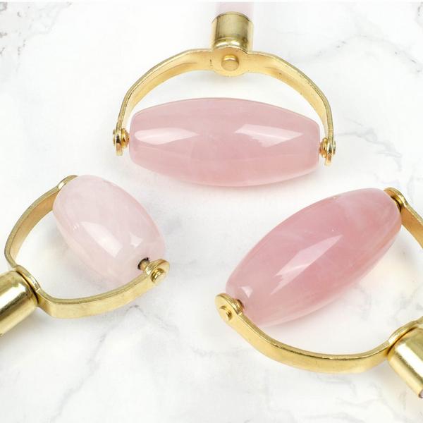 Ulta White Lotus Beauty  Genuine Crystal Roller Chemical Free Rose Quartz