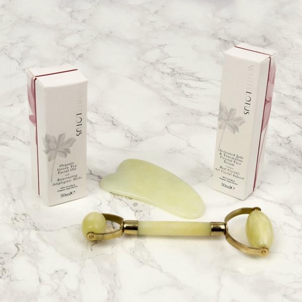 Ulta White Lotus Beauty  Genuine Jade Crystal Facial Set