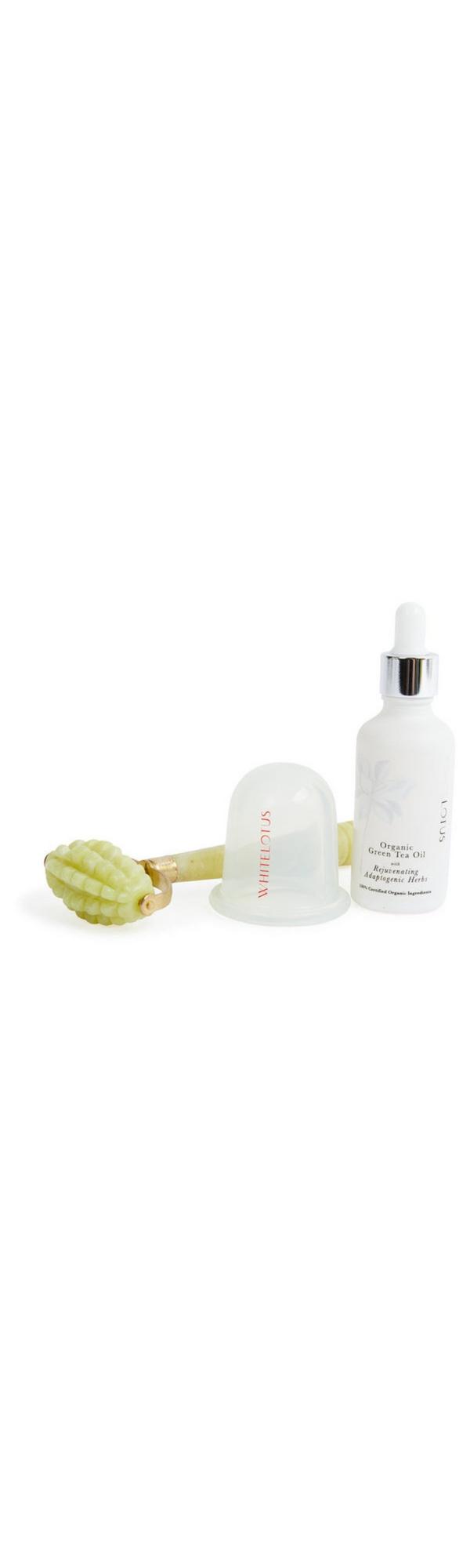 Ulta White Lotus Beauty  Jade Roller & Body Sculpting Cupping Kit