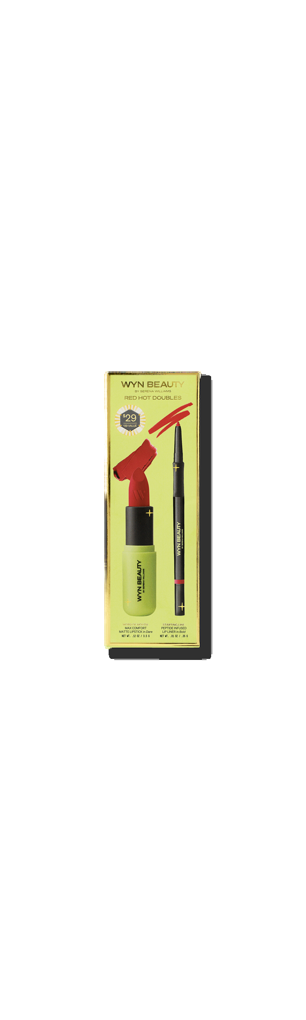 Ulta WYN BEAUTY  Red Hot Doubles Matte Lipstick & Liner Set