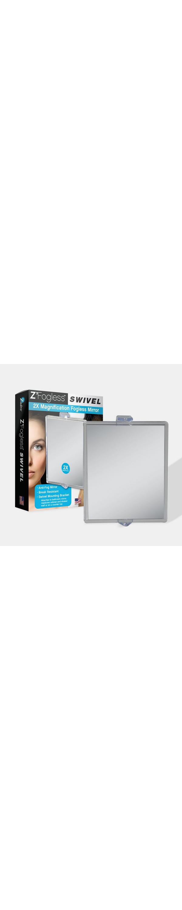 Ulta Zadro  Swivel Fogless Shower Mirror with 2X & Suction Cup