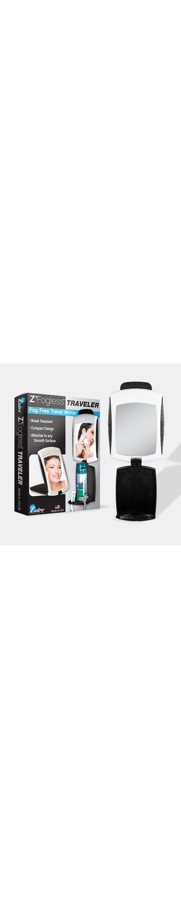Ulta Zadro  Travel Fogless Shower Mirror with Accessory Tray